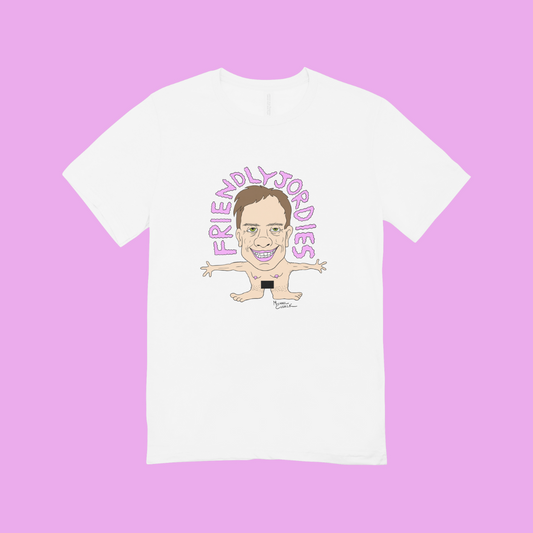 Michael Cusack x friendlyjordies BIG HUG T-SHIRT Limited Edition