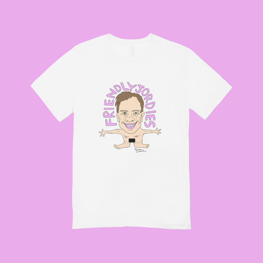 PRE-ORDER: BIG HUG T-SHIRT friendlyjordies x Michael Cusak Limited Edition